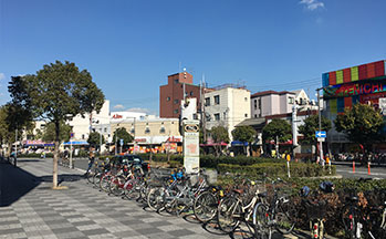 天下茶屋駅前