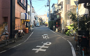天下茶屋2丁目・3丁目の街並み2
