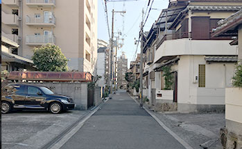 花園南2丁目の街並み1