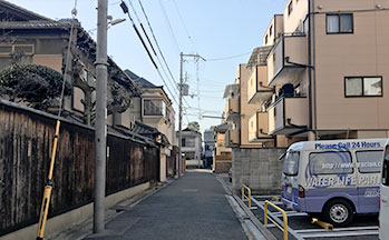 花園南2丁目の街並み2